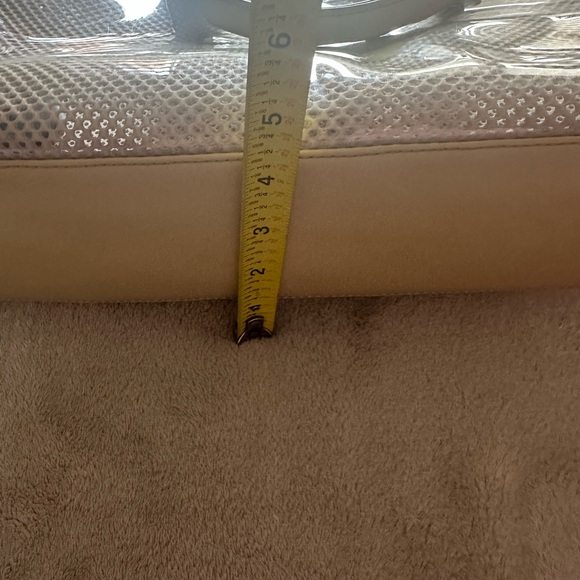 Armani Jeans Tan Mesh Tote with AJ Logo - Picture 12 of 16